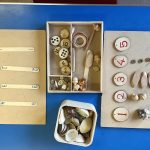 Natural counting resources such as rocks, sticks and shells
