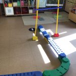 Set up of indoor physical activity balance boards