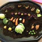Fresh vegetables for pre-schoolers to investigate