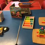 Cuisenaire rods used in table play