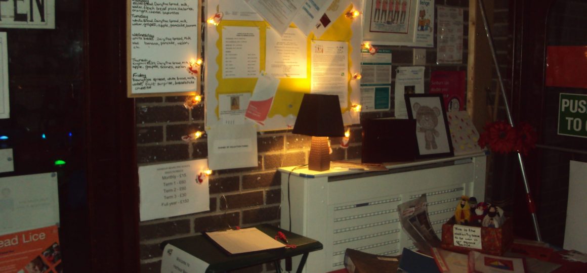 Fairy Lights set up in Harbour Bears Pre-school for the Big Bedtime Read