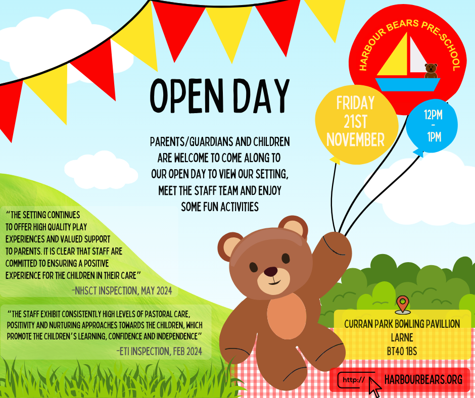 Open Day 21st November 2025 12pm-1pm